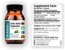 DR WAKDE'S Gotu kola כמוסות (Mandukparni, Centella Asciatia, 60 Veg Caps, Plant-based Supplement, Ayurvedic Herb, All Natural, טבעוני)