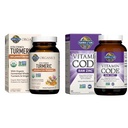 גן החיים Turmeric Inflammatory Response 60 טבליות 100 מ"ג Curcumin & Zinc תוספי 30 מ"ג עוצמה גבוהה עבור Immune Health