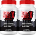 (2 Pack) Tribal Force X קפסולות, TribalForceXL Max Performance Support for Men, TribalForce X All Natural Pills, TribalForces XXL Male Formula for Lasting Energy, TribalForces X Review (120 קפסולות)
