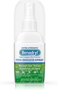 Benadryl תוספת כוח אנטי-Itch Cooling Spray, Topical Analgesic ו- Skin Protectant for Relief from Most Outside Itches, Travel Size, 2 fl. oz (Pack of 3)