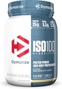 Dimatize ISO100 hydrolyzed אבקת חלבון, לבן, גורמה וניל, 25.6 Ounce