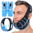 REVIX חוכמה השיניים Ice Pack Head Wrap עם 3D Swing Jaw Ice Pack עבור Face Oral Surgery כאב הקלה עבור TMJ, Tooth Extraction & השיניים הוסרו, תוספת Snug Fit עם 4 Hot Packs Reusable, שחור שחור שחור
