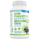 Saw Palmetto Berries & Extract - 1500 מ"ג ראו את תוסף פאלטו לגברים ונשים - DHT Bloer for Hair growth, Prostate Support & Urinary Health - 120 קפסולות טבעוניות