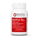 פרוטוקול Methyl B12 5,000mcg - ויטמין B12 עבור Homocysteine Metabolism* - תומך בבריאות המוח ומערכת העצבים בריאה* - כשר, Halal & Vegan - 60 Lozengesgesges