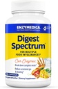 Enzymedica Digest Spectrum, Advanced Digestive Enzymes for Women and Men, Supports Digestion and Multiple Food Intolerances, Fast-Acting Formula for Gas and Bloating Relief, 90 קפסולות FFP
