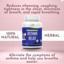 Asthma Relief - Lung Support תוסף כדי לעזור לשמור על בריאות Lung & Respiratory - 100% טבעי צמחי מרפא