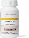 ויטמין D3 125 mcg - ויטמין D תוסף עבור בריאות העצם ו- Immune Support * - Gluten-Free & Milk-Free - Chocolate Flavored, 90 טבליות Chewable (90 משרתים)