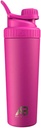 AeroBottle Cryo Shaker Cup, Insulated Stainless Steel Water Bottle וחלבון Shaker, Mixes חלבונים ו-Pre Workout With Turbulent Mixing Technology, No Balaing Ball או Wisk, 26oz, Rosy Sunset פינק