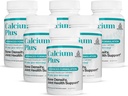 TURNER Calcium Plus, All-Natural Marine Calcium תוסף, עם UAF1000+ Super Antioxidant, Magnesium + ויטמין K2 & D3, תומך בעצמות העצם ובריאות משותפת, 6 בקבוקים, 540 כובעים, 6 חודשים אספקה, 6 חודשים אספקה