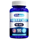 אנו אוהבים ויטמינים Astaxanthin 10 מ"ג Softgel - תוספי Astaxanthin גבוהים מן Haematococcus Pluvialis - משפר את העין, Joint, Skin Health & Energy Levels - 180 משרתים, 6 חודשים אספקת חשמל