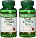 Nature's Bounty Garlic לחלץ 1000 מ"ג Softgels for Cardiovascular Support,100 ea (Pack of 2)