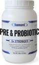 Ramard Total Prebiotic & Probiotic Equine פורמולה - תוספי מזון טבעיים עבור סוסים אופטימאליים Gut Health, תזונה תזונתית Absorption, Foal Support Pro & Pre Biotics for Livestocks and Horse 5 lbs Jar