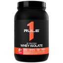 כלל 1 חלבון R1 Whey Isolate - עם 25g חלבון ו 6g BCAA בלעדי מ Isolated & hydrolyzed מקורות עבור Workout Recovery (2 פאונד *, Strawberries & Crème)