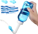 Carllg Neti Pot - Nasal Irrigation Wash בקבוק עם Sinus Rinse Salt for Adults & Kid (300 מ"ל בקבוק עם 30 סלטים)
