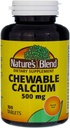 הקערה של הטבע Chewable Calcium 500 מ"ג, 100 טבליות (Pack of 4)