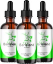 (3 Pack) Barislend Drops, Barislend נוזל, רשמי Barislend נוזל טיפות, Barislends מתקדם טיפות נוזל פורמולה, Barislend Drop תוספת תמיכה נוזלית Premium, 3 בקבוקים לחודש