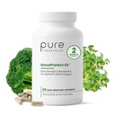 Pure Therapro Rx OncoProtect ES גבוהים DOSE Sulforaphane תוסף, המיוצר בארה"ב | 2 חודשים אספקה | 706 מ"ג פטנטים מופעל ברוקואן ברוקולי Seed לחלץ | Glucoraphanin + Myrosinase