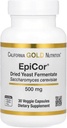 California Gold Nutrition EpiCor®, Dried Yeast Fermentate, 500 מ"ג, 30 קפסולות Veggie