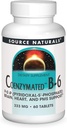 Source Naturals Coenzymated B-6, מקדם מערכת העצבים בריאה*, 333mg - 60 טבליות