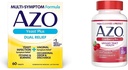 AZO Yeast Plus סיוע כפול 60 טבליות, Yeast זיהומים & Vaginal Symptom הקלה + Cranberry Pro Urinary Tract בריאות תוספת 600 מ"ג PACRAN, 1 לשרת = יותר מ 1 כוסות של קריין 100 CT CT