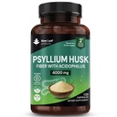 Psyllium Husk כמוסות Enriched עם Probiotics Fibre תוספת גבוהה Absorbency כוח contributes לקראת Gut and Digestive בריאות מ Plantago Ovata Seeds, Ispaghula Husk, Gluten-Free מיוצר בבריטניה.