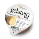 GelaTein Plus Pineapple: 20 גרם של חלבון. אידיאלי עבור דיאטות נוזליות ברורות, לבלוע קשיים, דיאליזה ואונקולוגיה. חטיף טרום או פוסט עבודה. (36 Pack)