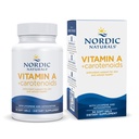 Nordic Naturals ויטמין A + Carotenoids, Unflavored - 30 Soft Gels - Lycopene & Astaxanthin - תומך עור, בריאות סלולרי - non-GMO - 30 משרתים
