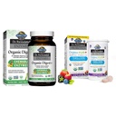 גן החיים Dr Formulated Digestive Enzymes with Papain, Bromelain & Dr. Formulated Probiotics Organic Kids+ Plus ויטמין C & D - ברי צ'רי צ'רי