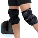 ReVIX Ice Packs for Kneelaxation, Reusable Gel Ice Wraps with Cold Compression for Enhanced Flexibility and Recovery, Plush Cover ו- Long-Lasting Cold, A Set of Two, Black