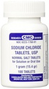 Sodium Chloride Tablet 1 Gm, USP רגיל מלח טבליות - 100 טבליות