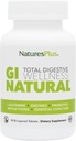 Natures Plus GI Natural Total Digestive Wellness - 90 B-Layered Tablets, Pack of 2 - עם L-Glutamine, Probiotics, Prebiotics & Enzymes - Gluten Free - 60 המשרתות הכוללות