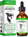 כלב טבעי Antibiotics תוסף - Herbal Antibiotics טיפות עבור Immune, Allergy & Skin - Itchy Skin, Ear & Hot Spot הקלה - עבור All Breeds