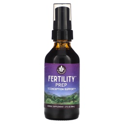 WishGarden Herbs פוריות Prep - All-Natural Fertility Herbal תוסף עם Vitex, Red Maca & Raspberry Leaf, תומך איזון הורמונלי בריא עבור נשים, Optimal Uterine Health & Conception, 2oz