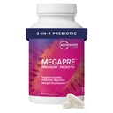 Microbiome Labs MegaPreביוטיקה סיבים תוספת בקפסולות ירקות - תוספת קדםביוטית עם Oligosaccharides נבדק קלינית - תמיכה במגוון מיקרוביאלי ובריאות Gut (180 קפסולות)