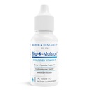 Biotics Research Biomicroio K Mulsion נוזל ויטמין K Drops - 500 mcg / S - ויטמין K1 phytonadione למבוגרים - תוסף VIT K - עצמות חזקות, בריאות הלב, תמיכה קרישת דם, 1 oz oz