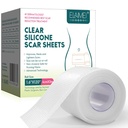 Silicone Scar Sheets, Clear Silicon Gel Scar Sheets, Invisible Scar Tape(1.6) x 120 "Roll-3M", Scar Strips for Surgical Scars, Medical Class, Scar Removal Sheets for C-Section, השד, Keloid et.