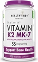 Generic ATS ויטמין K2 | 100% ויטמין K2 יתרונות בריאות העצם - 55mcg - 120 ויטמין K27 קפסולות