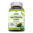 סודות צמחיים ראו את Palmetto Complex תוסף | 1200 Mg | 120 קפסולות | Non-GMO | Gluten Free | Made in USA