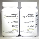 אומגה 3 "Easy to Swallow" Ultra-pure Fish שמן תוספת טבעית ליממון טבע 200 Softgels על ידי אומגה 3 קל Swallow