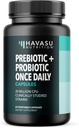 HAVASU NUTRITION Prebiotics and Probiotics for Women and Men - 20 מיליארד CFU - 2 חודשים אספקה