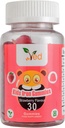 Ved Kids Iron Gummies for Iron Supplement, Energy & Immune System - טבעוני - 15 ימים אספקה, 30 ילדים רגישים ויטמין חניכיים.