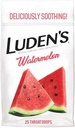 הגרון של לודן טיפות, Watermelon, 25 ct (Pack of 1)