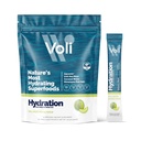 Voli Electrolytes אבקת Packets | No added Sugar Electrolyte drink Mix for Hydration | Keto & Fasting Friendly, Natural Superfoods & מינרלים