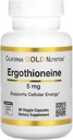California Gold Nutrition Ergothioneine, 5 מ"ג, 90 קפסולות Veggie