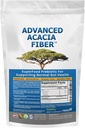 Advanced Acacia סיבים אבקה Bundle 2.5 Ibs (40oz) Soluble סיבים Leaky Gut תיקון אבקת + אורגני להשתמש Sodium Bicarbonate Alkaline תוסף Alkalinity 1LB
