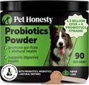 Pet Honesty All-Natural Probiotic & Pumpkin אבקת כל תוסף - Prebiotics, Probiotics, Enzymes & Antioxidants for Healthy Gutora, Digestion & Immunity (90 Scoops)