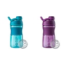 בלנדר בוטל 20Ounce SportMixer Shaker Bottles with BelerBall Wire Whisk, Plum ו Tealal
