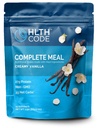 HLTH Code Complete Meal Shake - Healthiest Meal = החלפת You | Keto Friendly | נמוך פחמימות | Low Carb | Collagen | Gluten Free | Creamy Vanilla Flavor (15 משרתים)