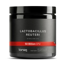 Toniiq 50 מיליארד CFU Lactobacillus Reuteri Probiotic 50 מ"ג לשרת - L Reuteri Probiotics - הגבוה ביותר CFU הרוזן Lactobacillus Reuteri Probiotic - 60 קפסולות צמחוניות - 60 משרתות - 60 לשרתים - 60 לשרתים