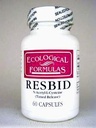 פורמולות אקולוגיות - Resbid N-Ace-L-Cys (Timed Rel) 60 caps